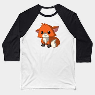 little fox chibi Baseball T-Shirt